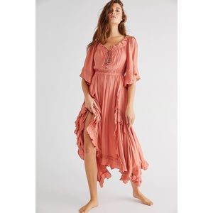 Free People | NWT Beach Bliss Maxi Dress Orange